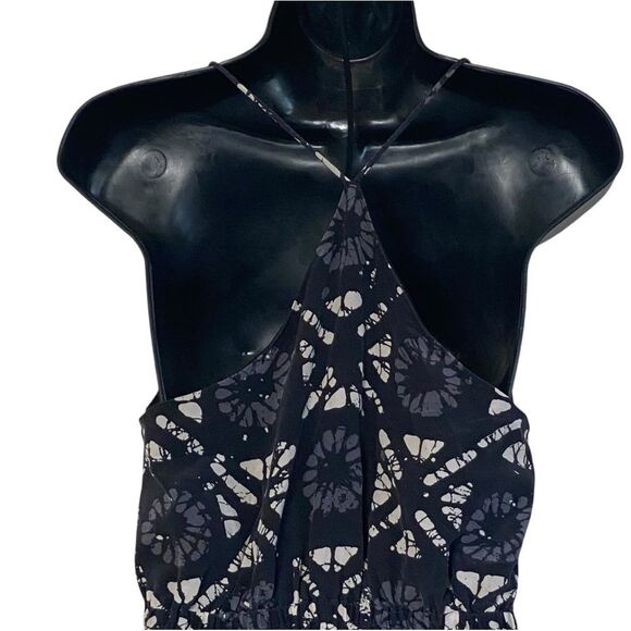 Madewell Starview 100% Silk Batik Grid Mini Dress Sz 4 - Picture 9 of 16